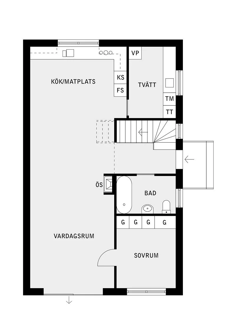 Parhus i natursköna Stavsnäs.