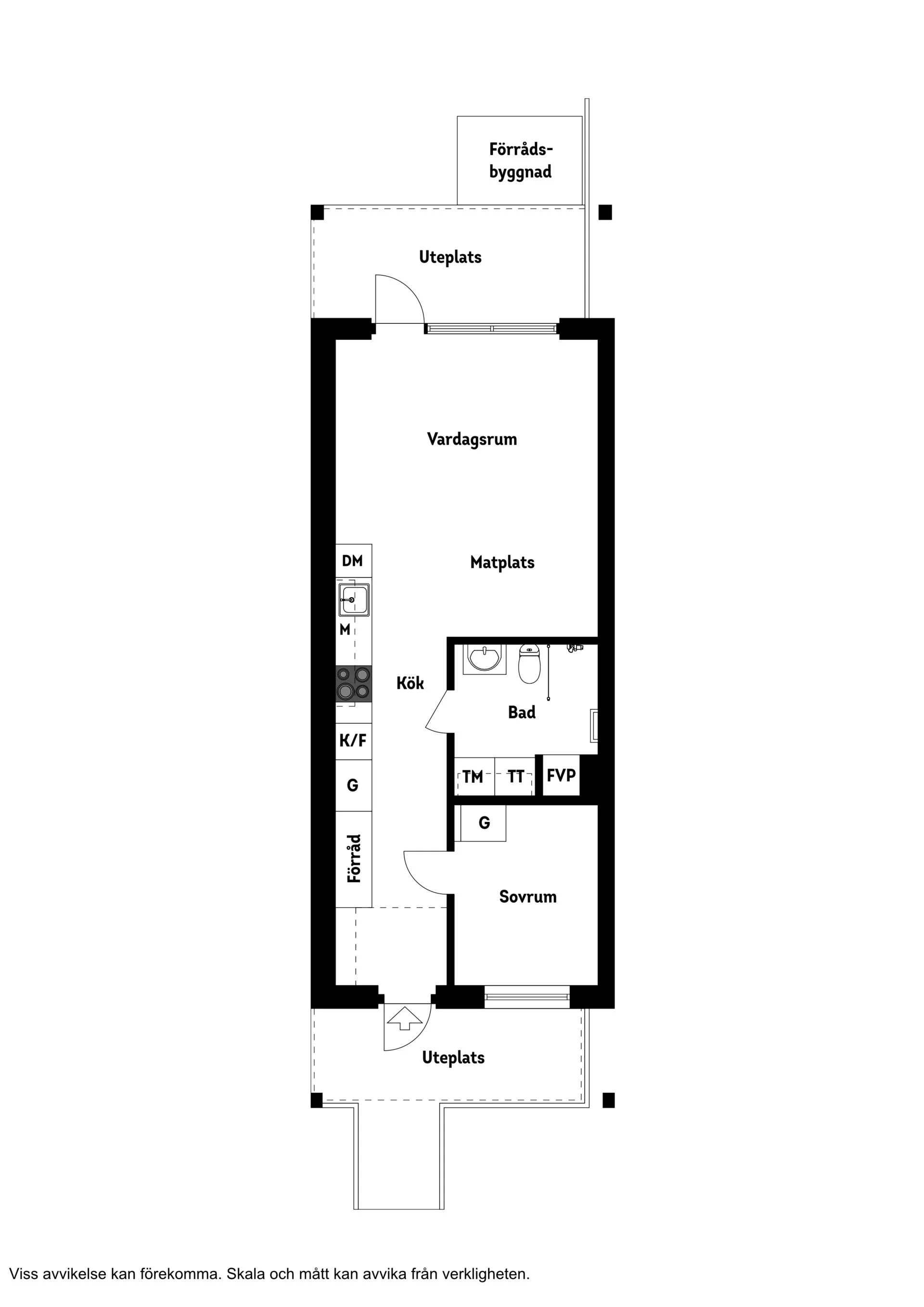 Charmig 2:a med radhuskänsla, två uteplatser och egen ingång!