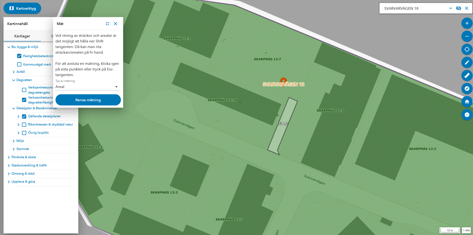 Attraktiv verksamhetstomt med generös byggrätt i Kummelbergets industriområde