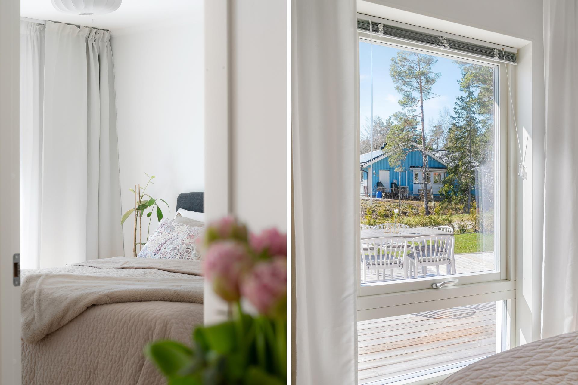 Välplanerat parhus i 1-plan med stor uteplats och gräsytor i soligt läge!