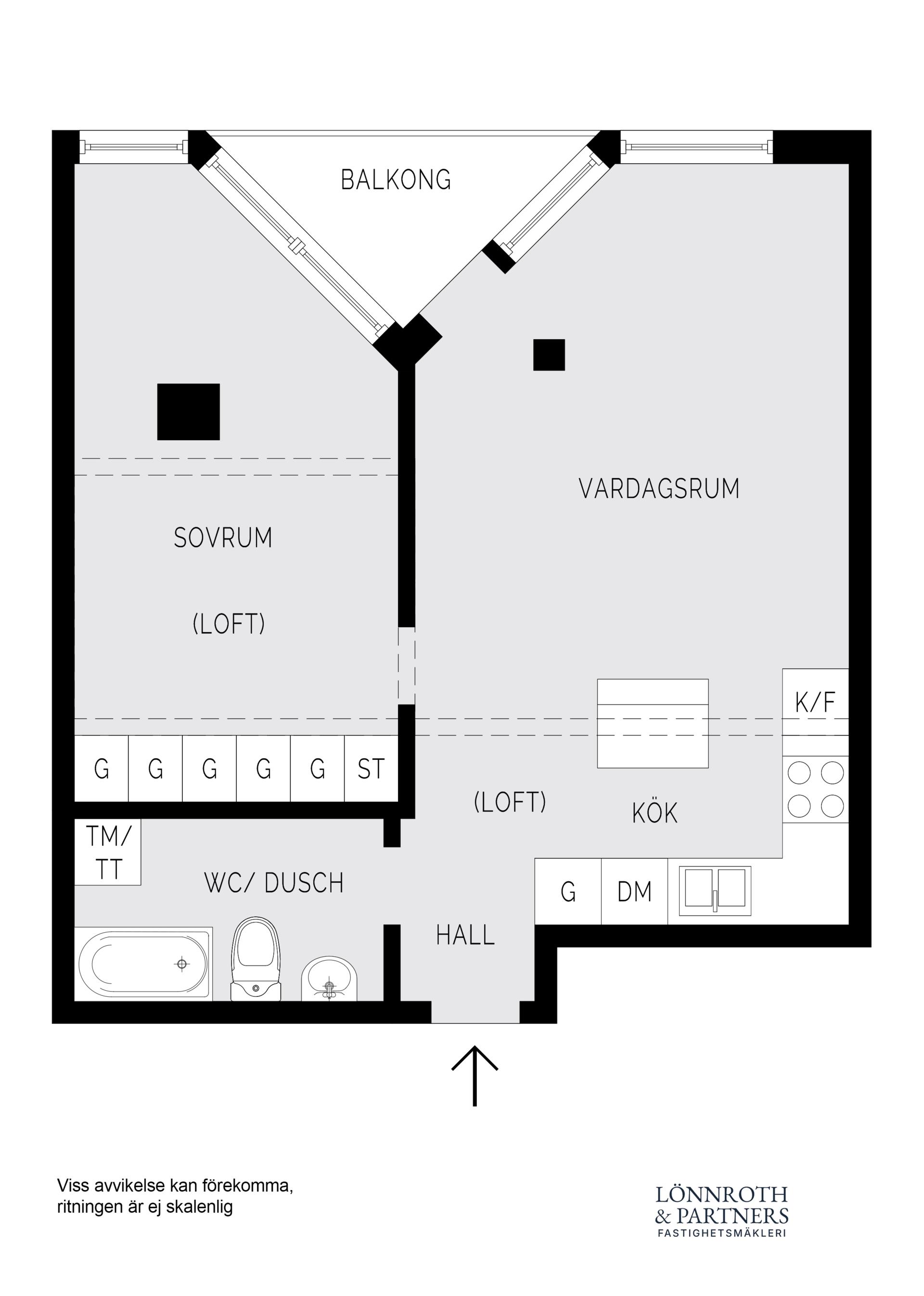 Smakfull 2:a med dubbla loft i Gustavsbergs hamn!
