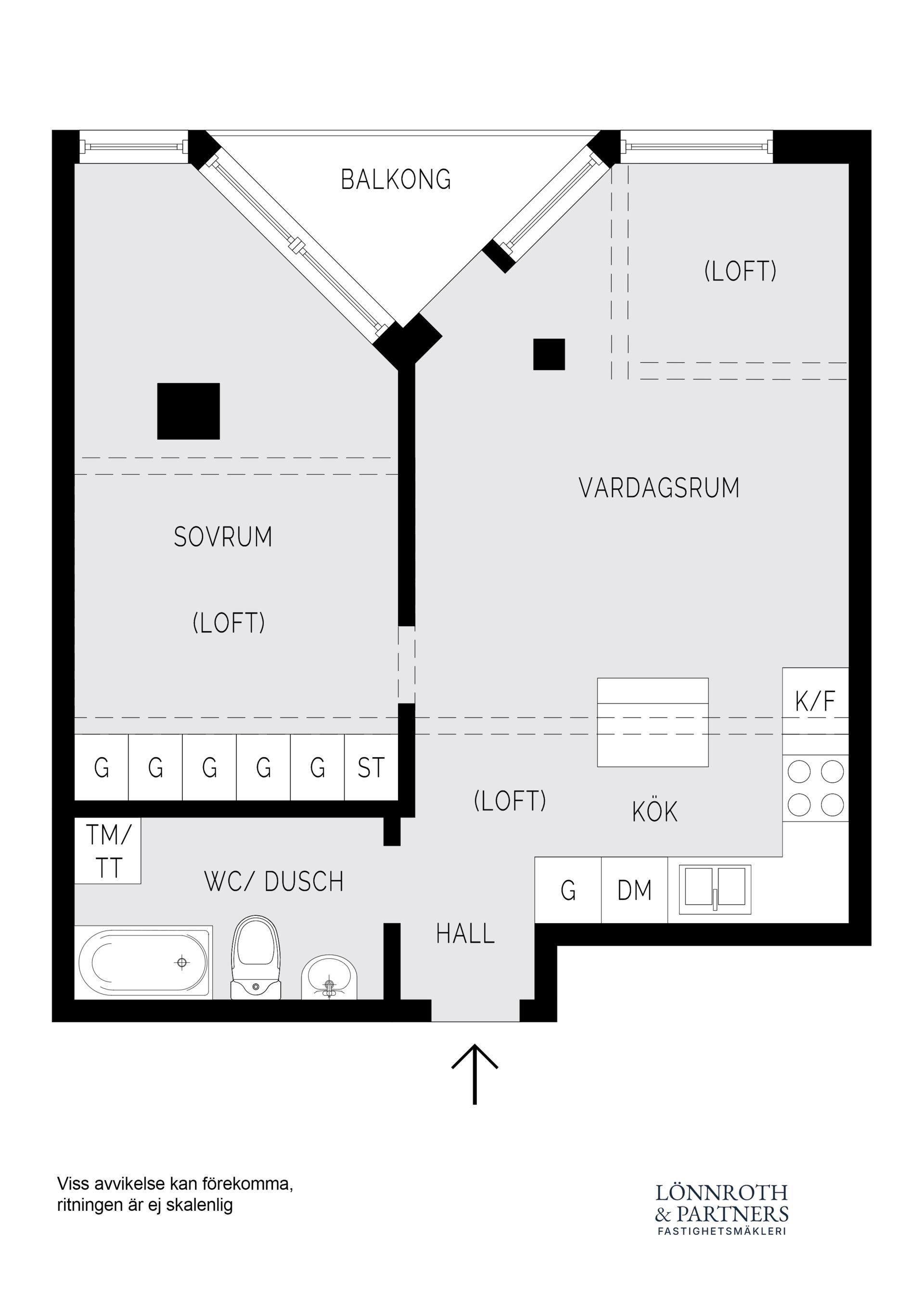 Smakfull 2:a med dubbla loft i Gustavsbergs hamn!