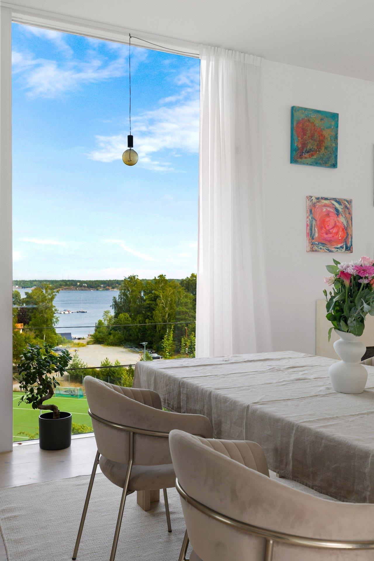 Villa Mörtnäs med panoramautsikt över Torsbyfjärden!