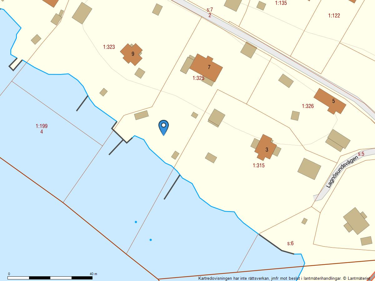 Sjötomt med egen strand och soligt söderläge på Norra Lagnö